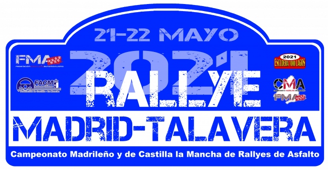 Placa Rallye Madrid Talavera 2021