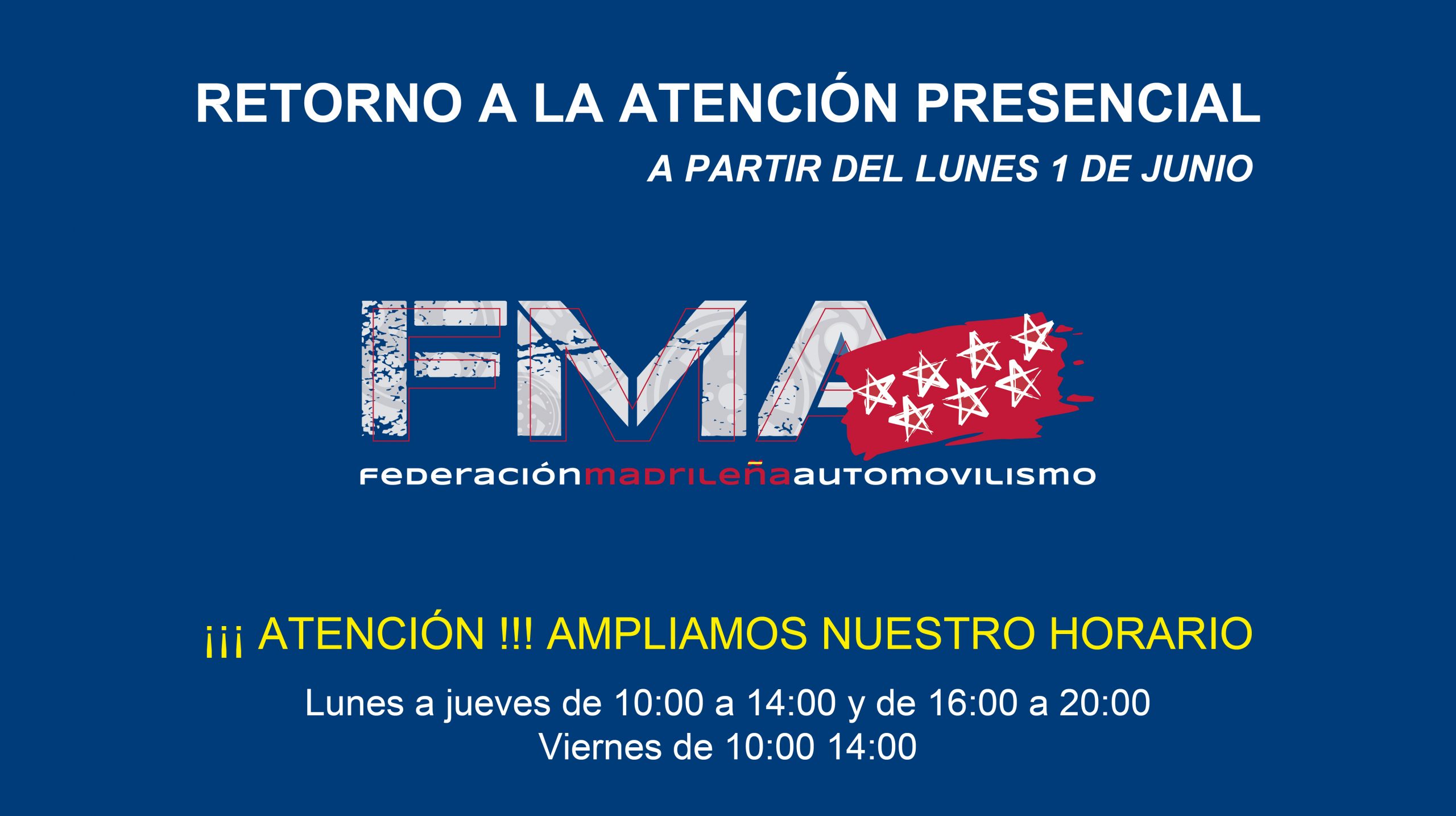 Caratula Nuevo Horario FMA
